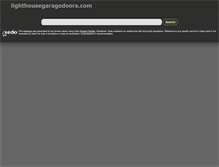 Tablet Screenshot of lighthousegaragedoors.com